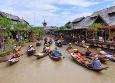 سفری متفاوت و دیدنی به بازارهای شناور تایلند