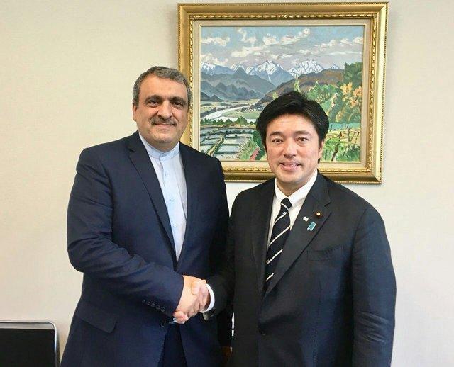 دیدار رحمانی موحد با رئیس کمیته روابط خارجی مجلس نمایندگان ژاپن