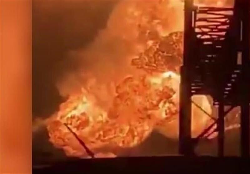 آتش سوزی و انفجار مهیب در پالایشگاه فیلادلفیا
