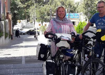 زوج دوچرخه سوار خارجی در راستا هلند &ndash سنگاپور به ایران رسیدند ، توصیه شده بود از ایران دیدن کنیم