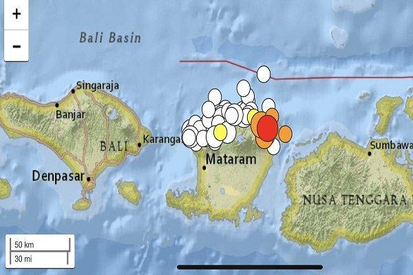 دومین زلزله در یک روز در اندونزی