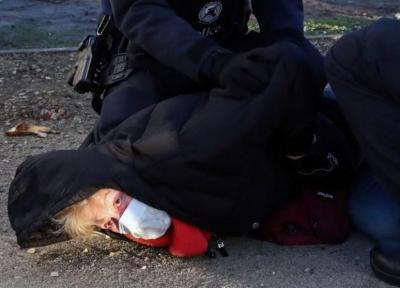 بازداشت 185 معترض به شرایط اقلیمی در بروکسل