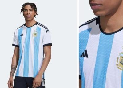 رونمایی از پیراهن نو تیم ملی آرژانتین برای جام جهانی