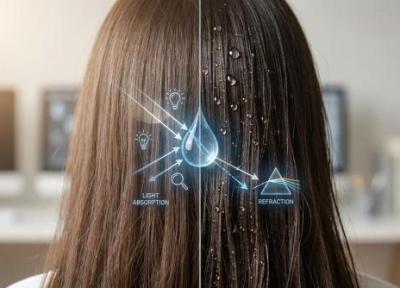 چرا موهای خیس، تیره تر به نظر می رسند؟