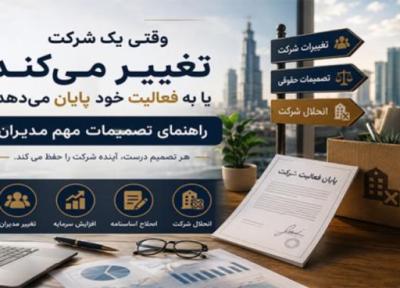 وقتی یک شرکت تغییر می نماید یا به فعالیت خود سرانجام می دهد؛ راهنمای تصمیمات مهم مدیرانوقتی یک شرکت تغییر می نماید یا به فعالیت خود سرانجام می دهد؛ راهنمای تصمیمات مهم مدیران